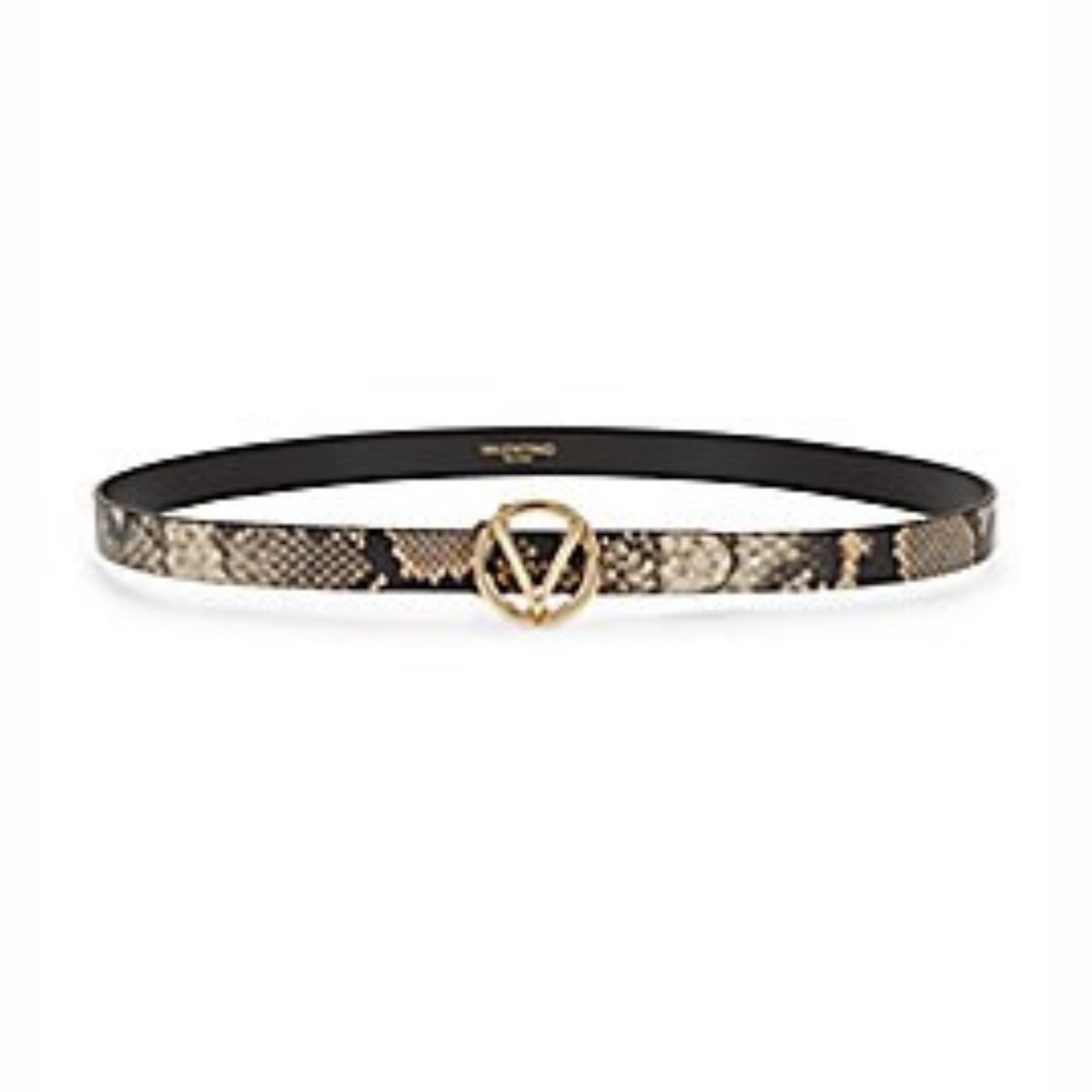 Valentino Slim
Baby Python-Embossed Leather Belt

Color: NATURAL